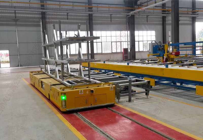 RGV軌道車，可有效提高制造運行效率