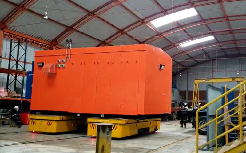 電動平車多車聯(lián)動在搬運大型設(shè)備及工件工況中的意義